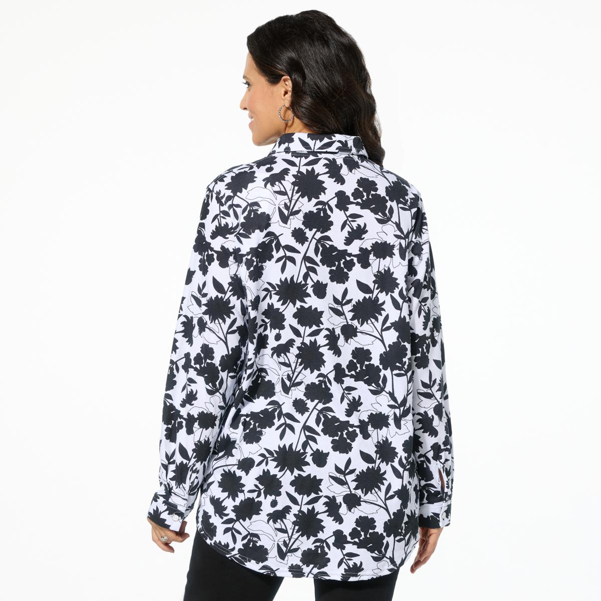 HUE Long Sleeve Nap Shirt | HSN
