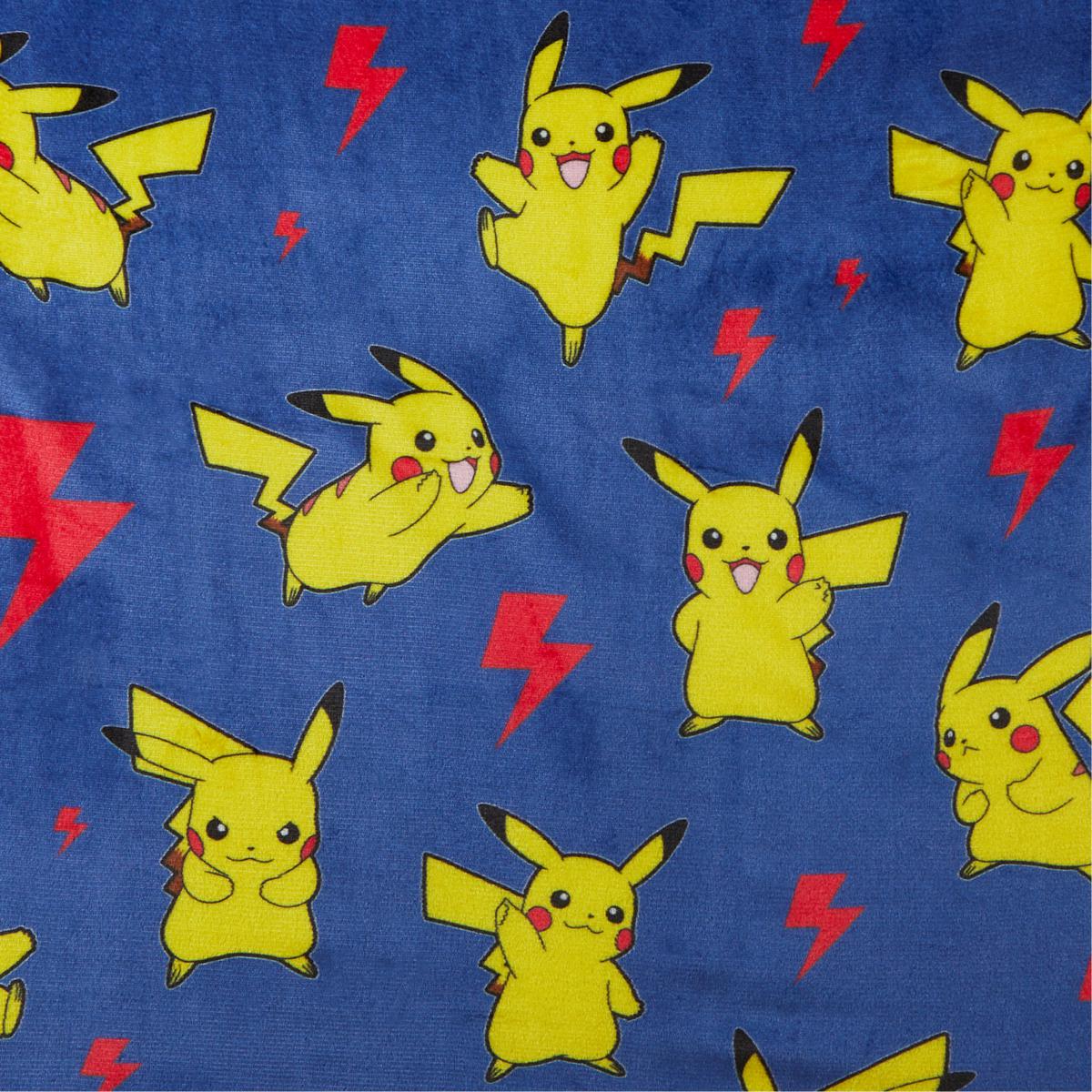 Pokemon Pikachu Pillow Case 2017 Northwest Co. Excellent Condition 30 x 19  1/2