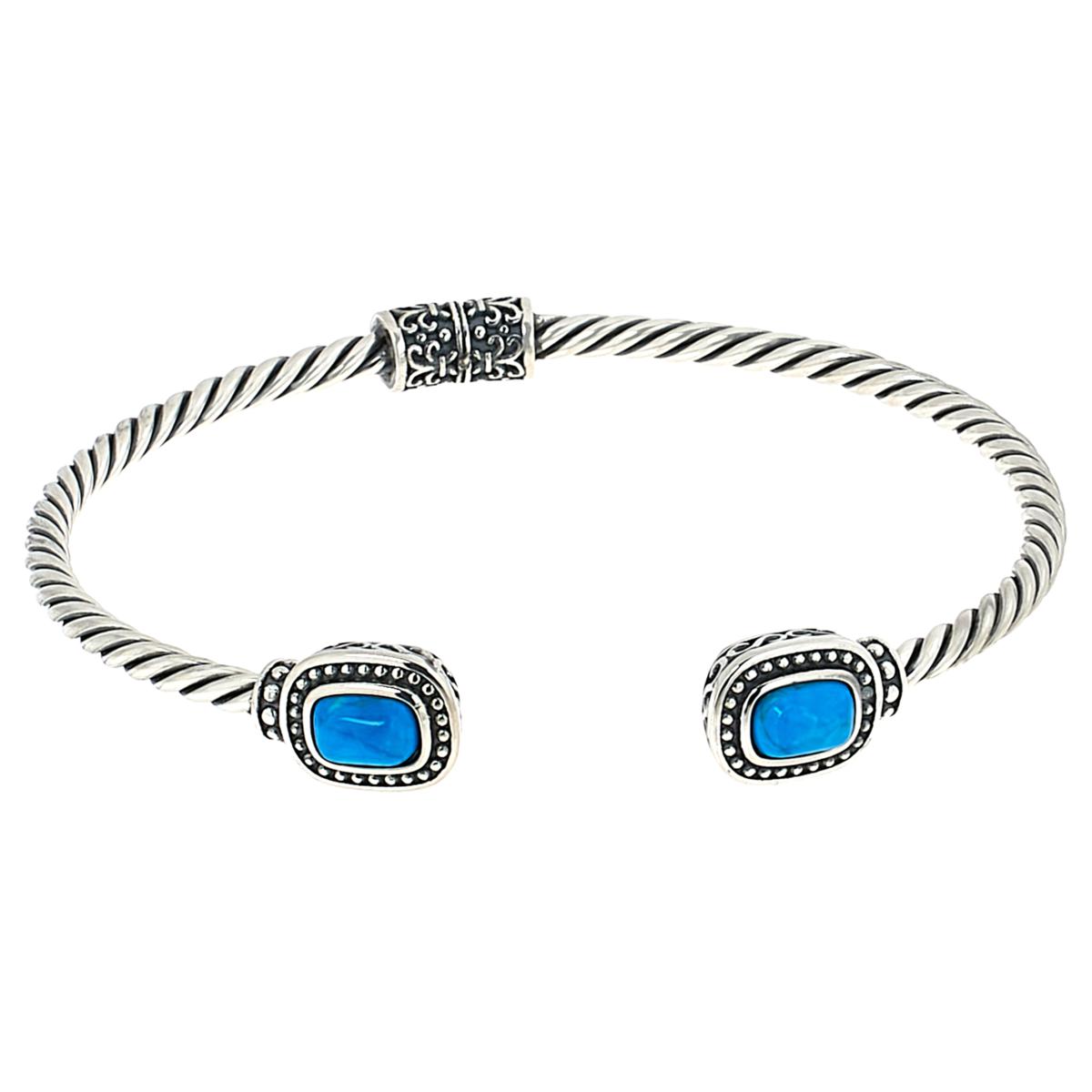 Blue hot sale howlite bracelet