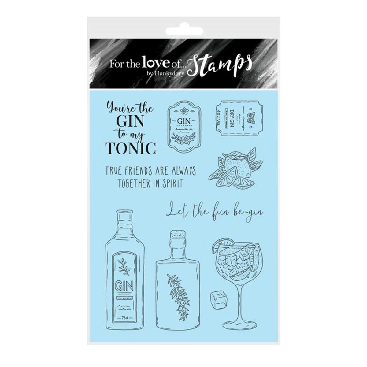 Hunkydory Crafts For the Love of Stamps - Gin-credible A6 Stamp Set