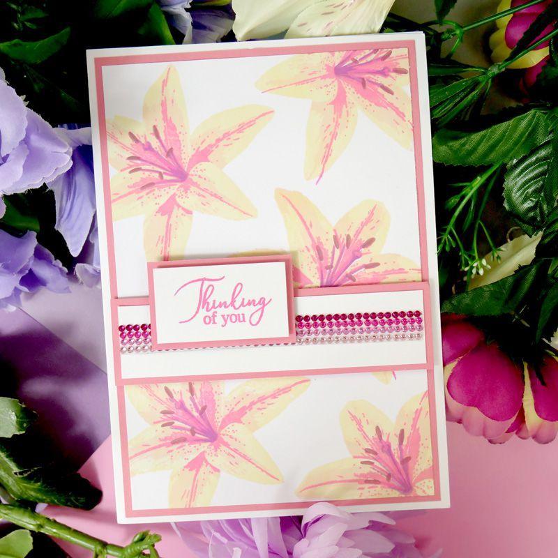 Hunkydory Crafts For The Love Of Stamps - Layering Lily