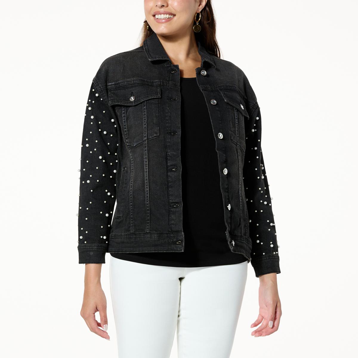 The Chic Black Denim Jacket