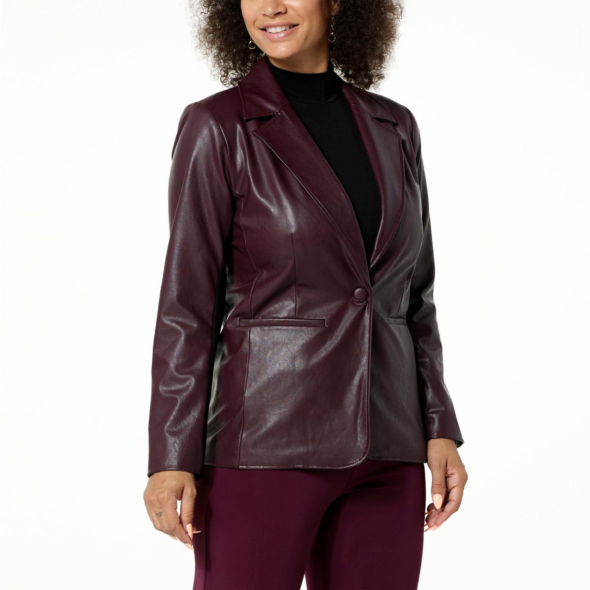 Iman platinum buttery soft outlet genuine lamb leather jacket