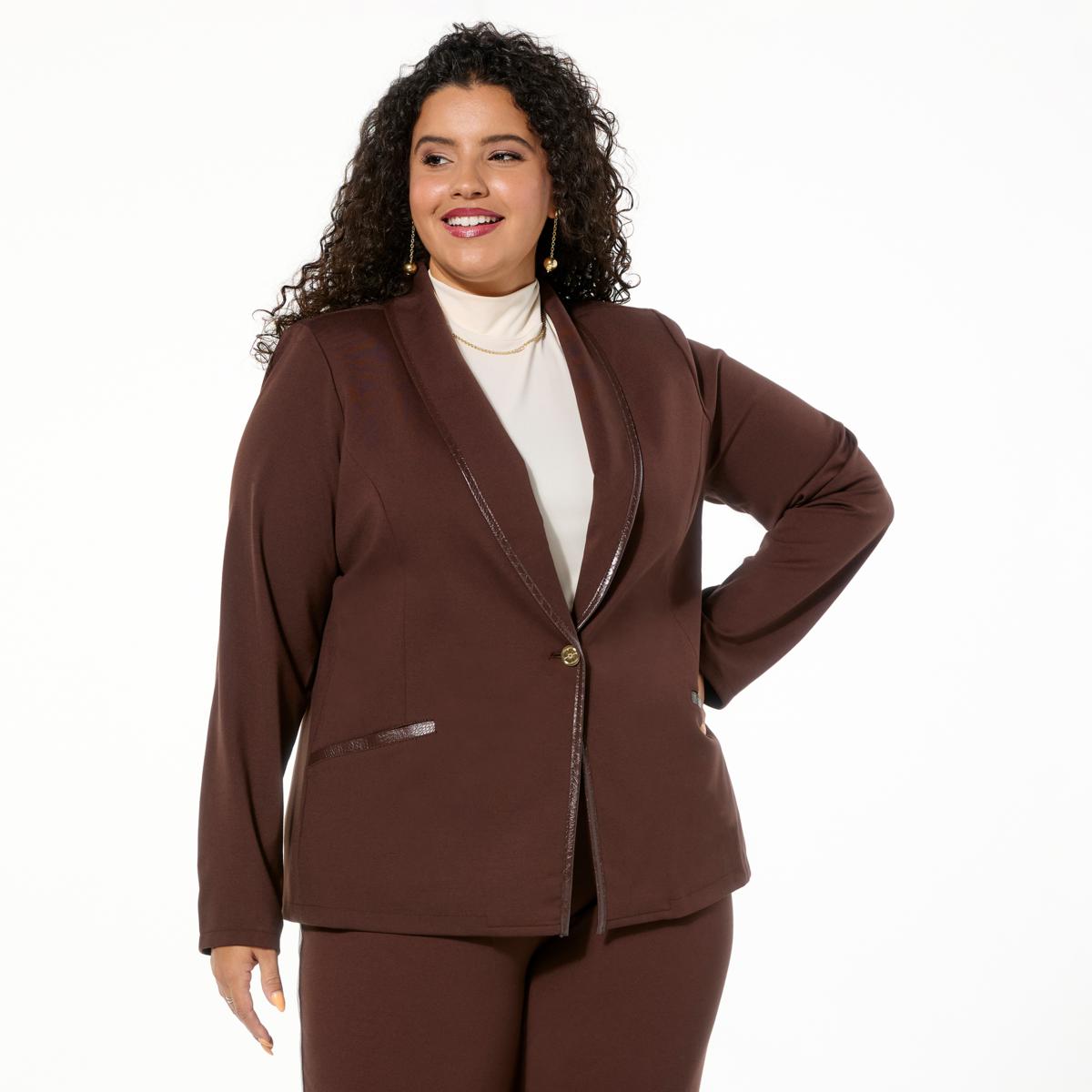 【PORTERNA】Carney Belt Blazer Veronika Maine | STRETCH SUITING BELTED BLAZER