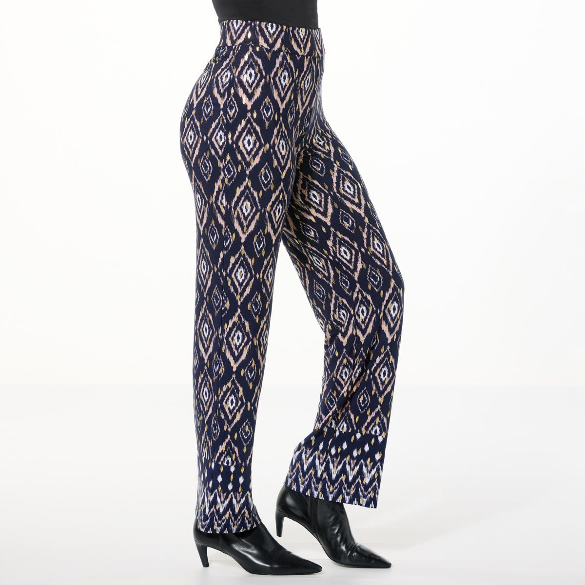 IMAN Global Chic Printed Knit Wide-Leg Pant - 23369307 | HSN IMAN Global Chic Printed Knit Wide-Leg Pant - 23369307 | HSN