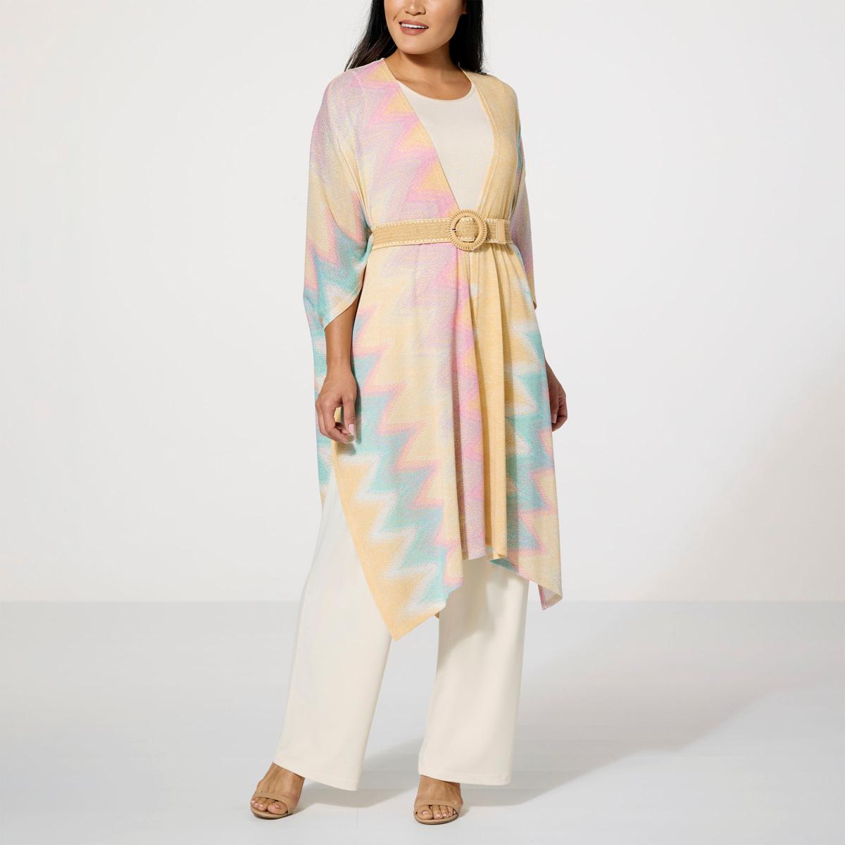 IMAN Global Chic Shimmering Glam Set: Topper & Foil Tank Duo