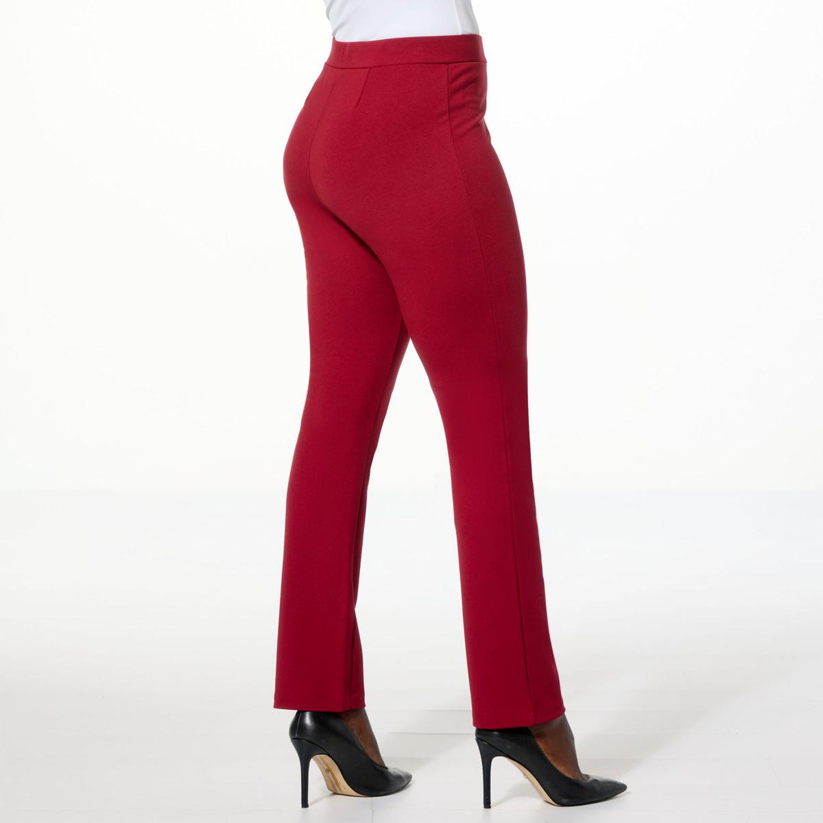パンツ a-yan IMAN Global Chic Straight Leg Ponte Pant - 23120213 | HSN