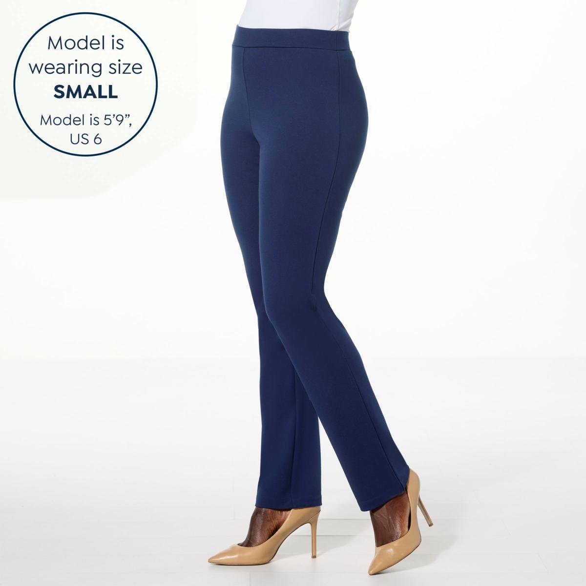 パンツ a-yan IMAN Global Chic Straight Leg Ponte Pant - 23120213 | HSN