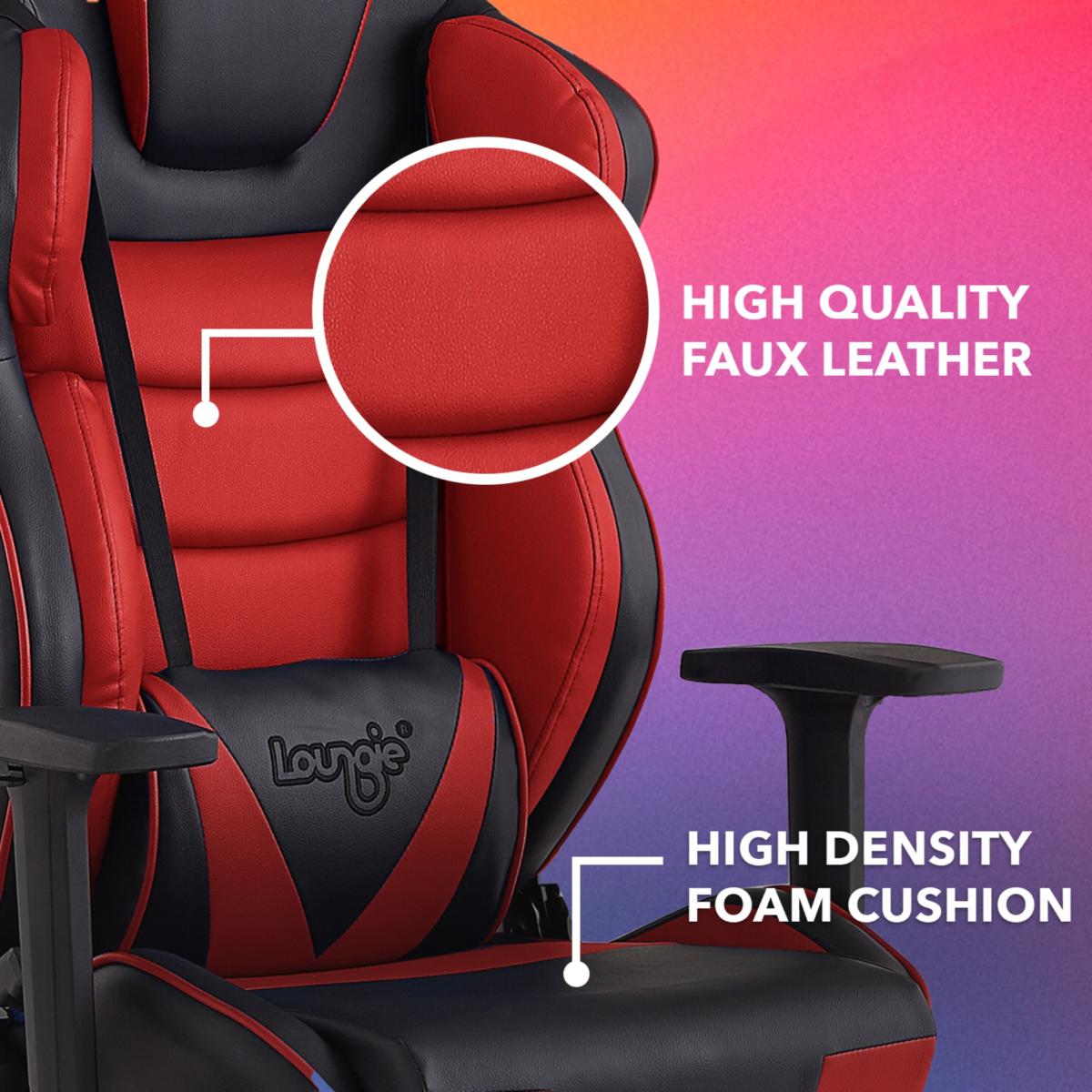 Home faux leather online gaming chair