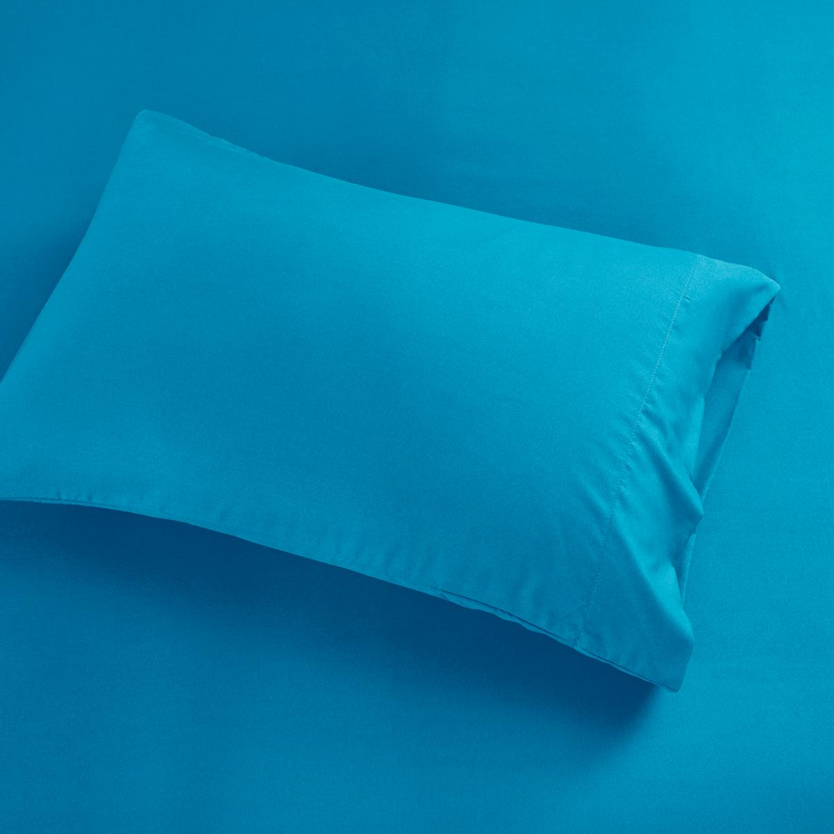 Intelligent Design Microfiber Wrinkle-Free Sheet Set--Teal