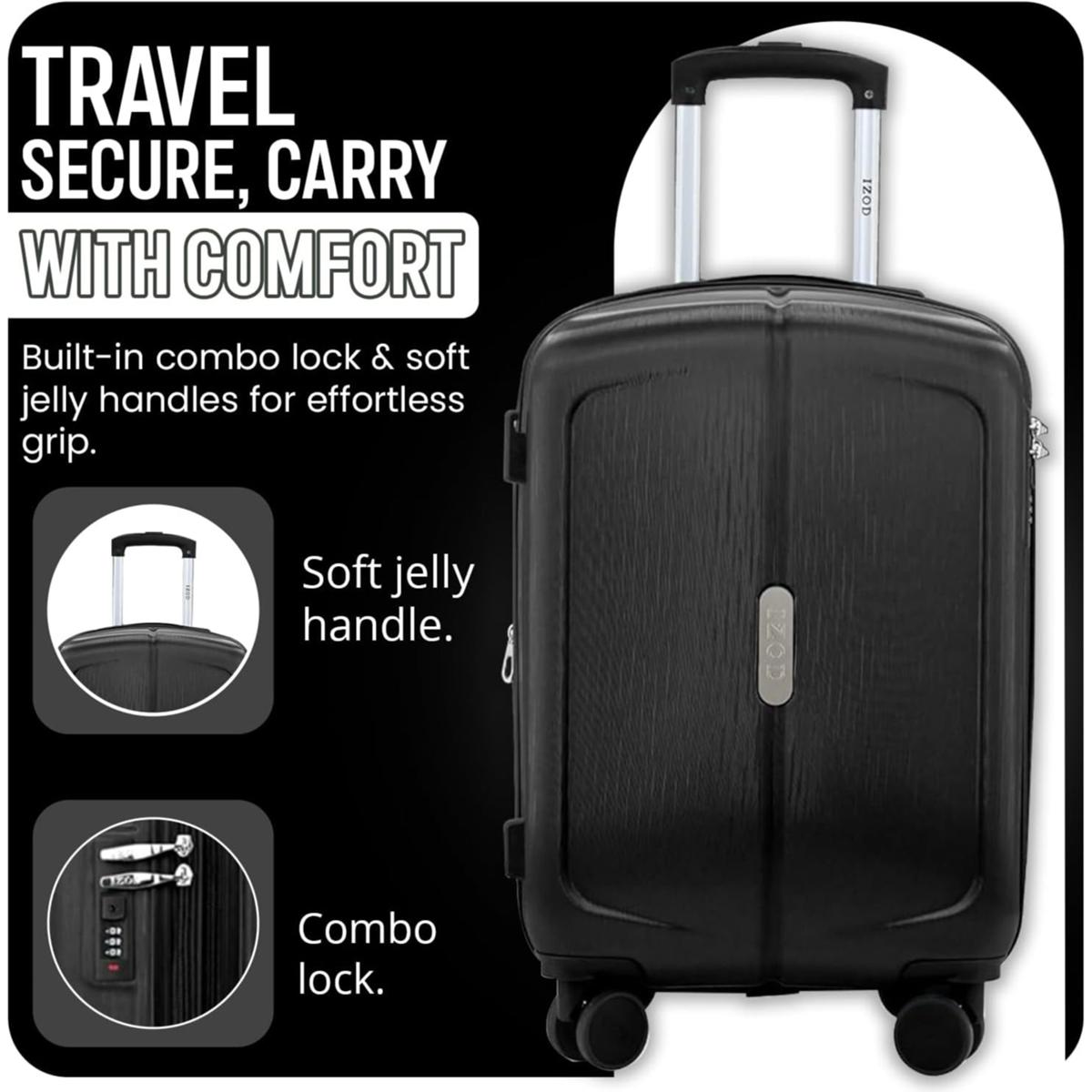 Izod Mateo 3-Piece Hard Shell Spinner Luggage Set | HSN