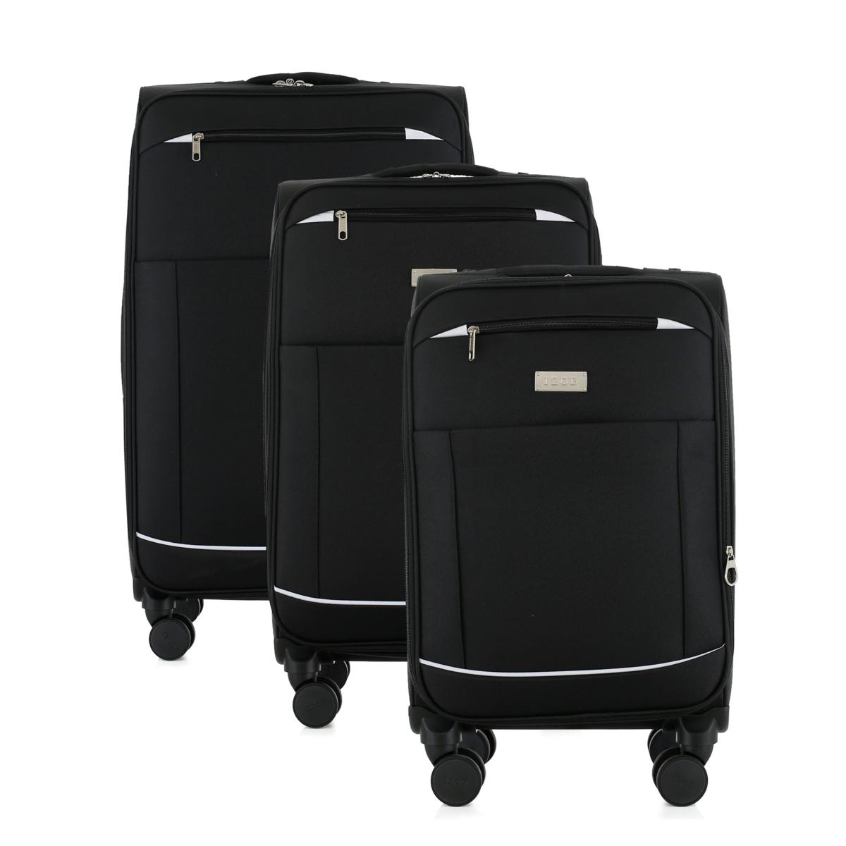 IZOD Vela 3pc Softside Spinner Luggage Set | HSN