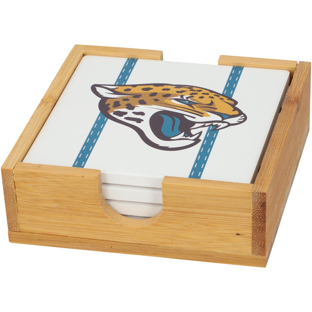 Jacksonville Jaguars Team Uniform Coaster Set 21636405 HSN
