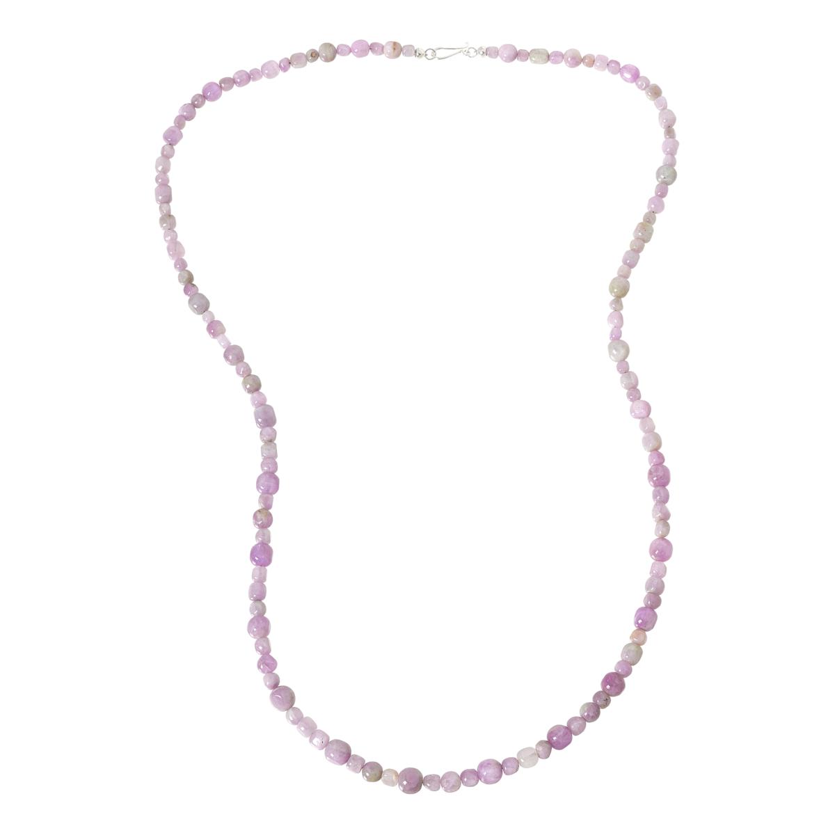 Kunzite on sale bead necklace