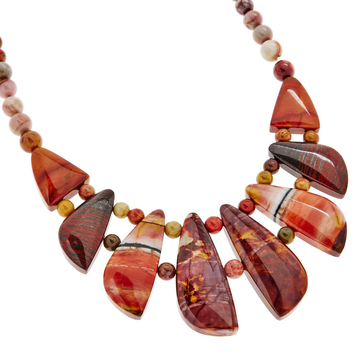 African stone clearance necklace