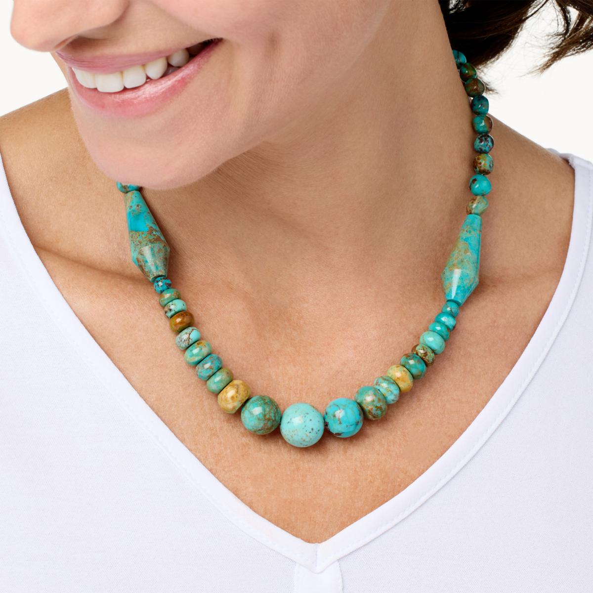 Red and hot sale turquoise necklace