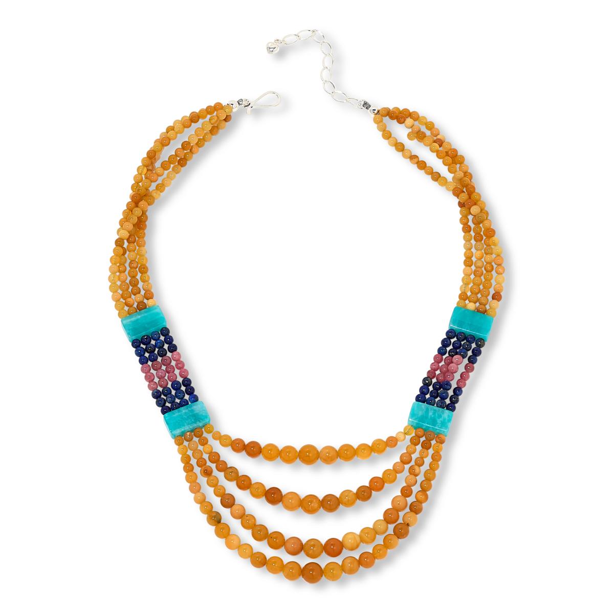 Jay King Multigemstone Bead 4-Strand 18