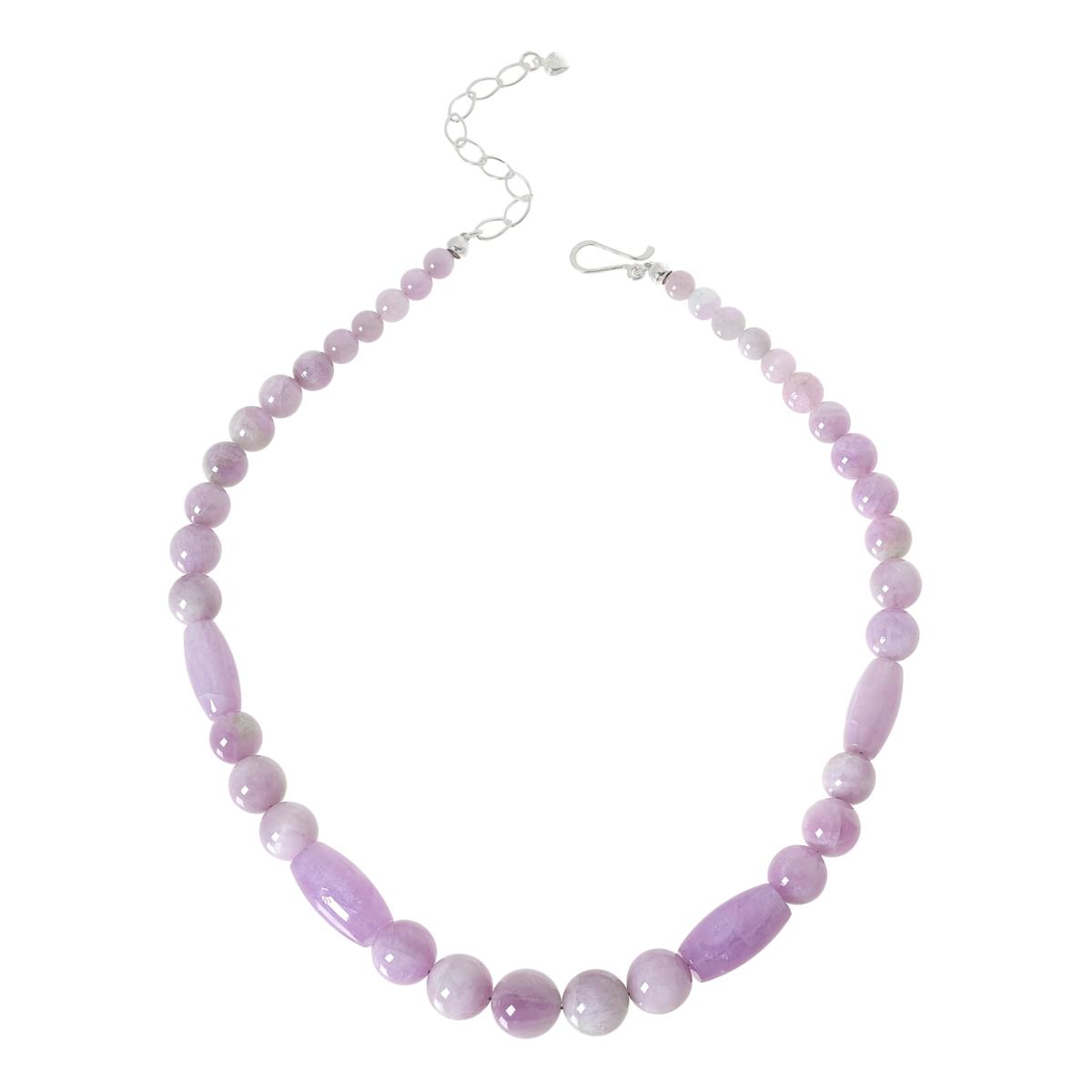 Kunzite bead sale necklace