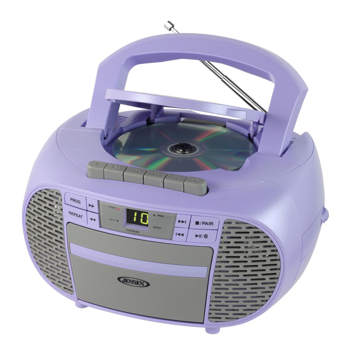 Jensen Bluetooth Stereo, CD, & Cassette Player w/AM/FM Radio