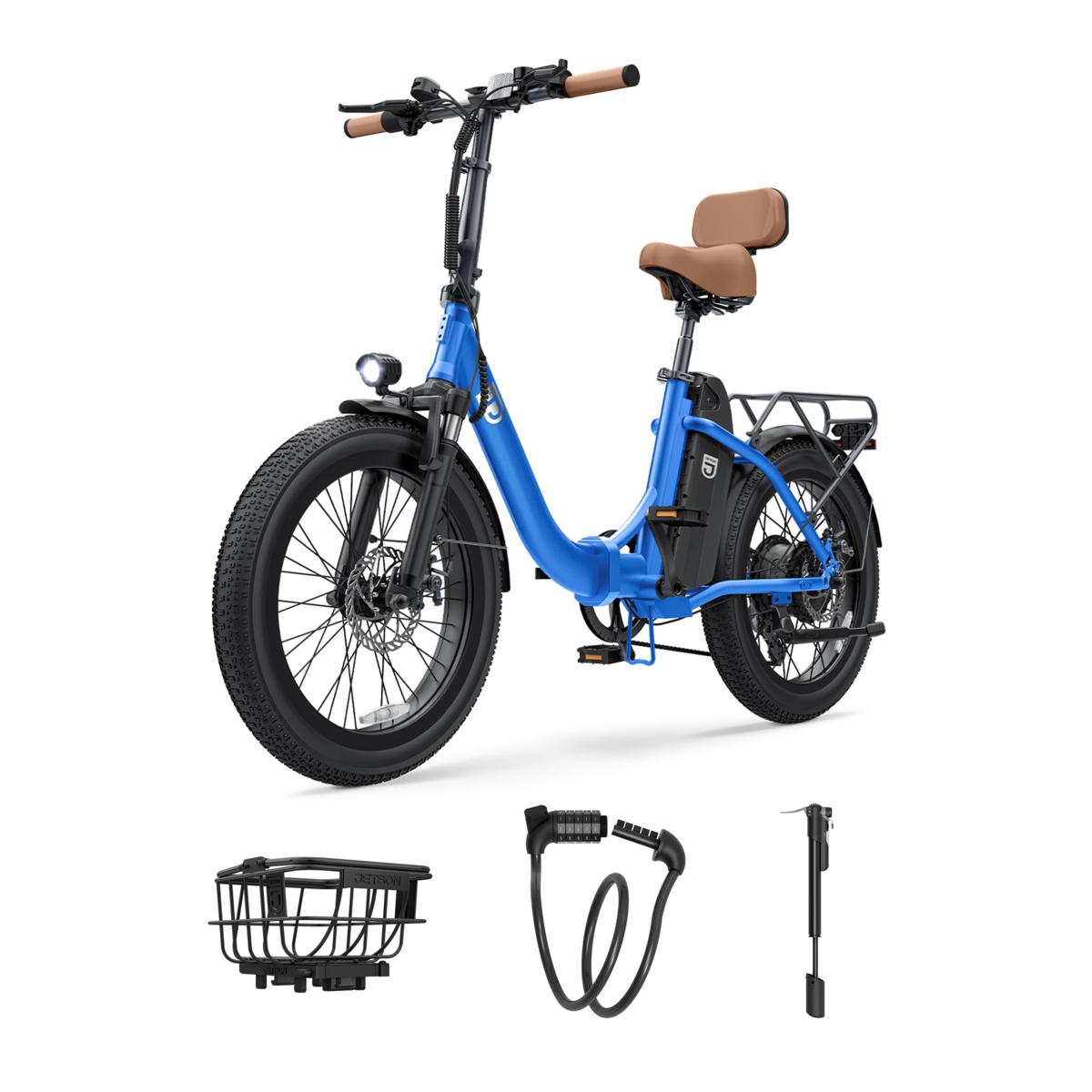Jetson Folding Low-Step E-Bike with Accessories | HSN