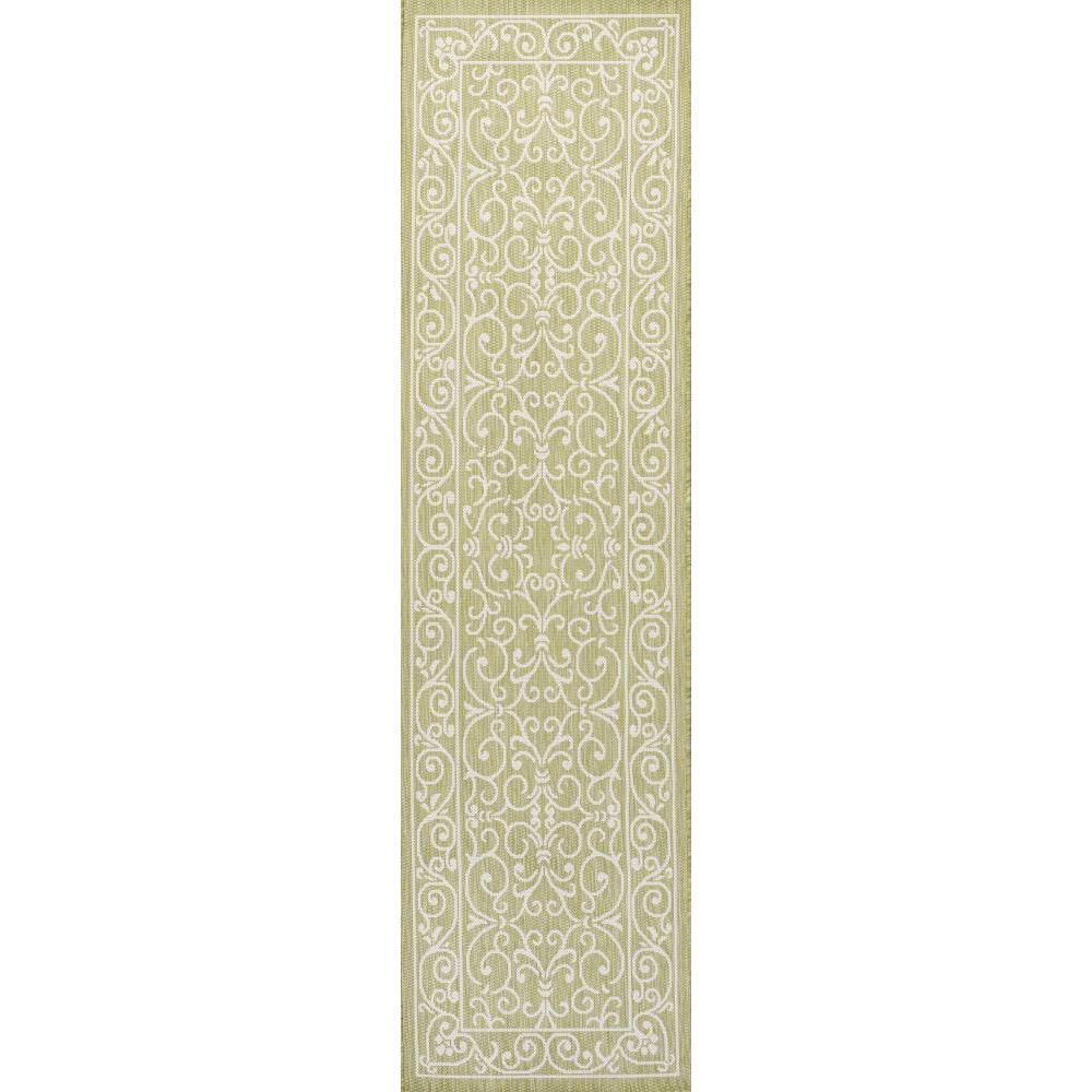JONATHAN Y Charleston Vintage Filigree Indoor/Outdoor 2' x 10' Runner