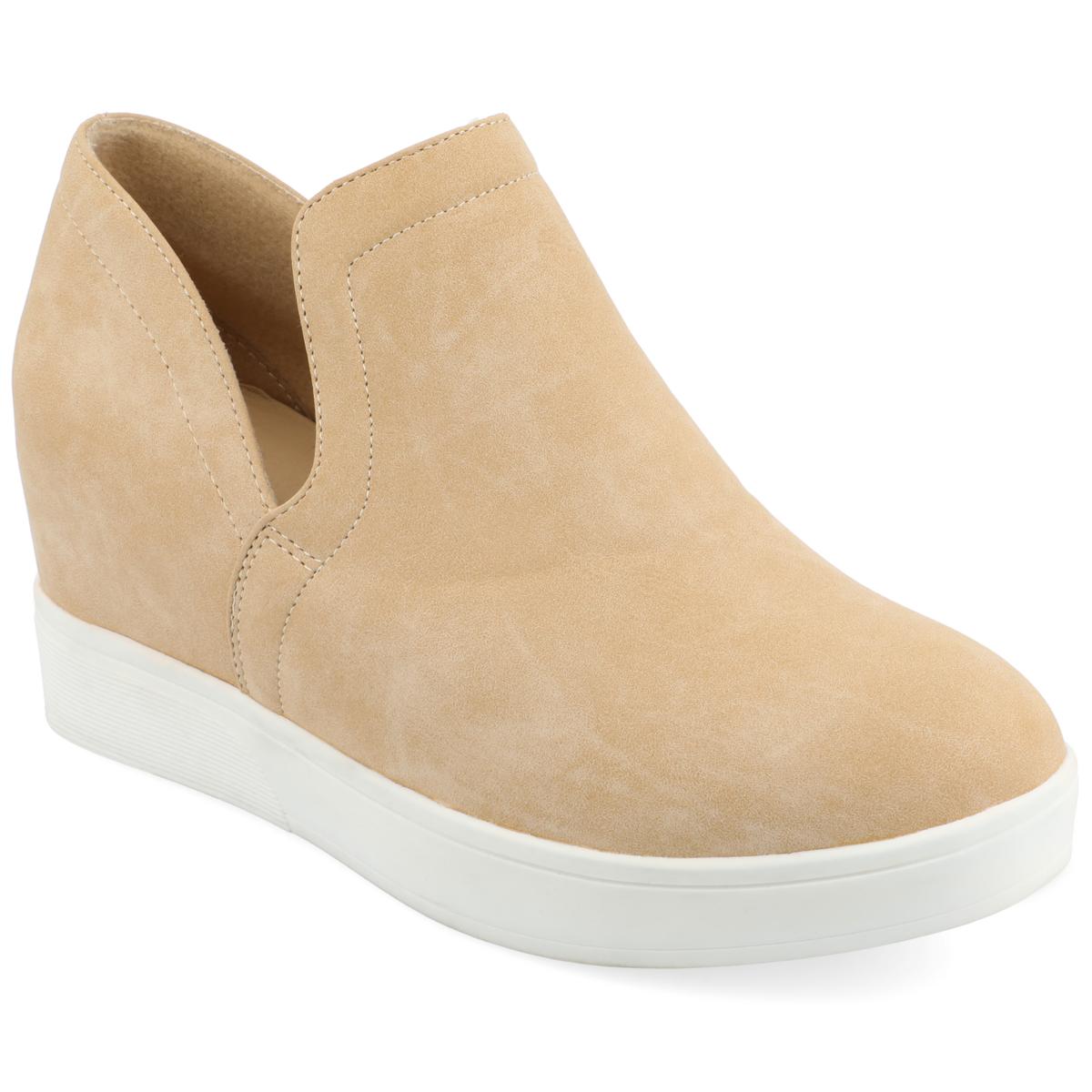 Journee wedge hot sale sneakers