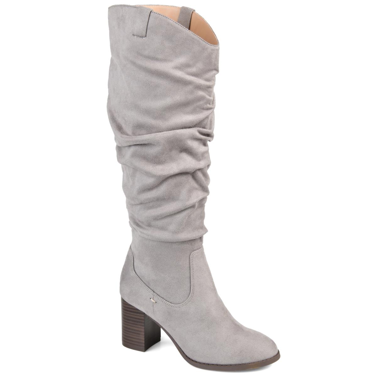 Extra wide calf on sale high heel boots