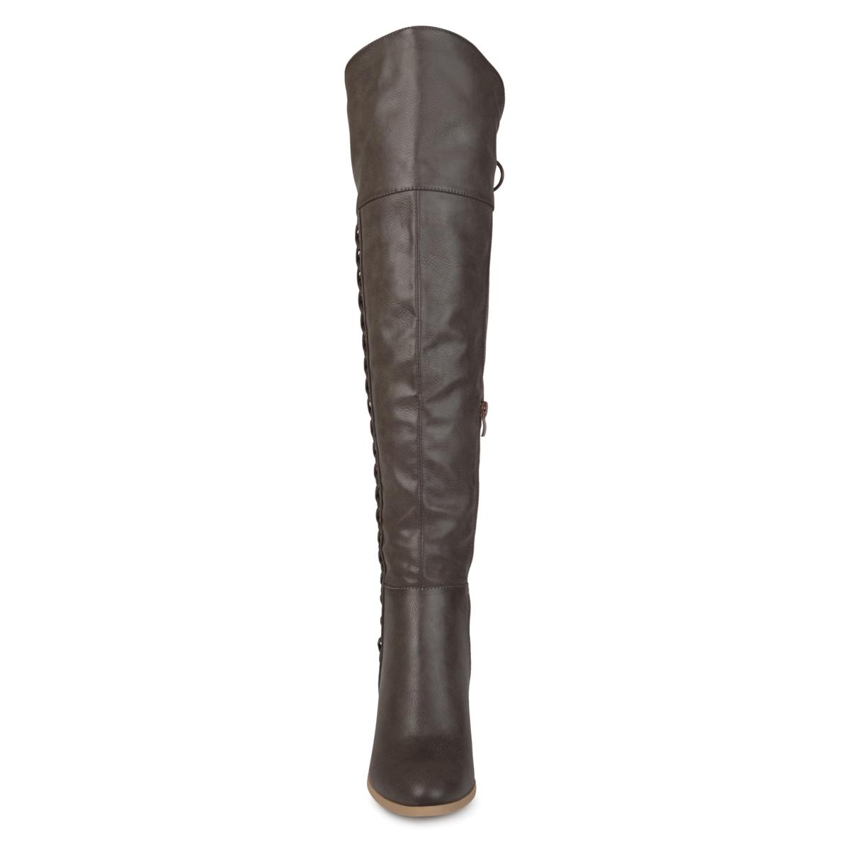 Journee collection spritz wide calf over the knee outlet boot