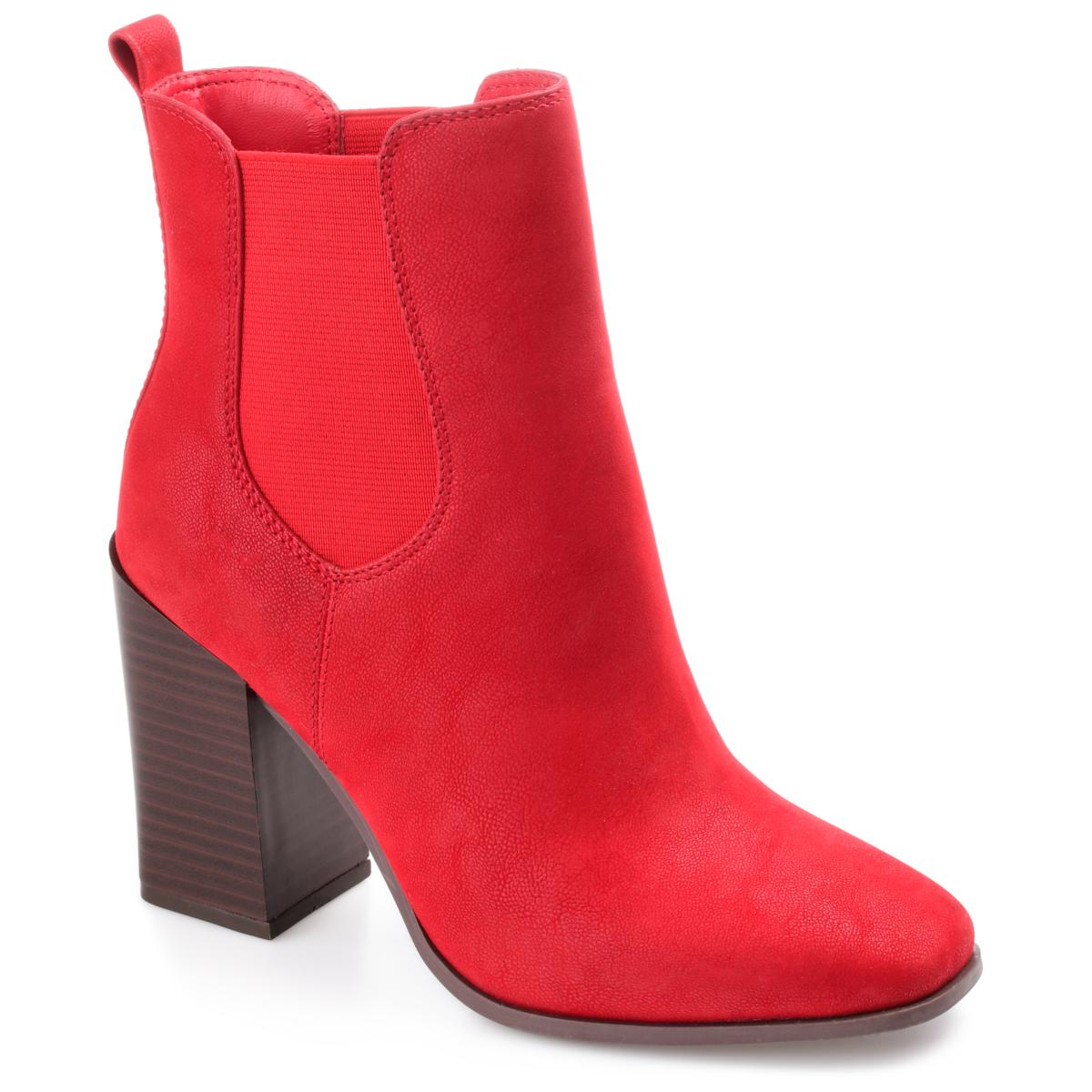 Journee Collection Women's Tru Comfort Foam Maxxie Bootie Red 11