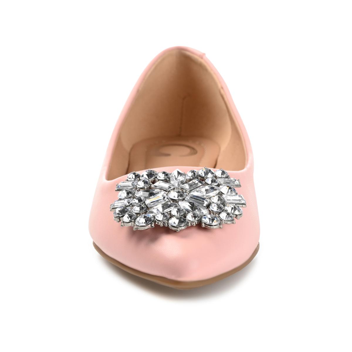 Journee Womens Renzo Slip On Pointed Toe Ballet Dress Flats Journee Womens Renzo Slip On Pointed Toe Ballet Dress Flats  main image 3