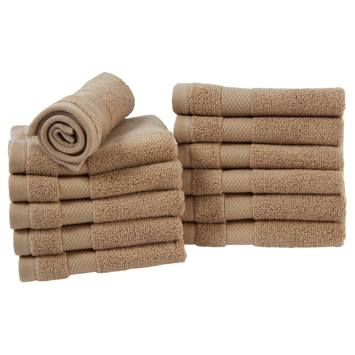 Departo Essential Towels - Brown - Face Cloth