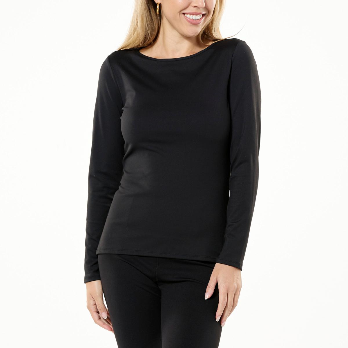 Joy CleanBoss Performance Luxe Sleek & Smooth Boatneck Top