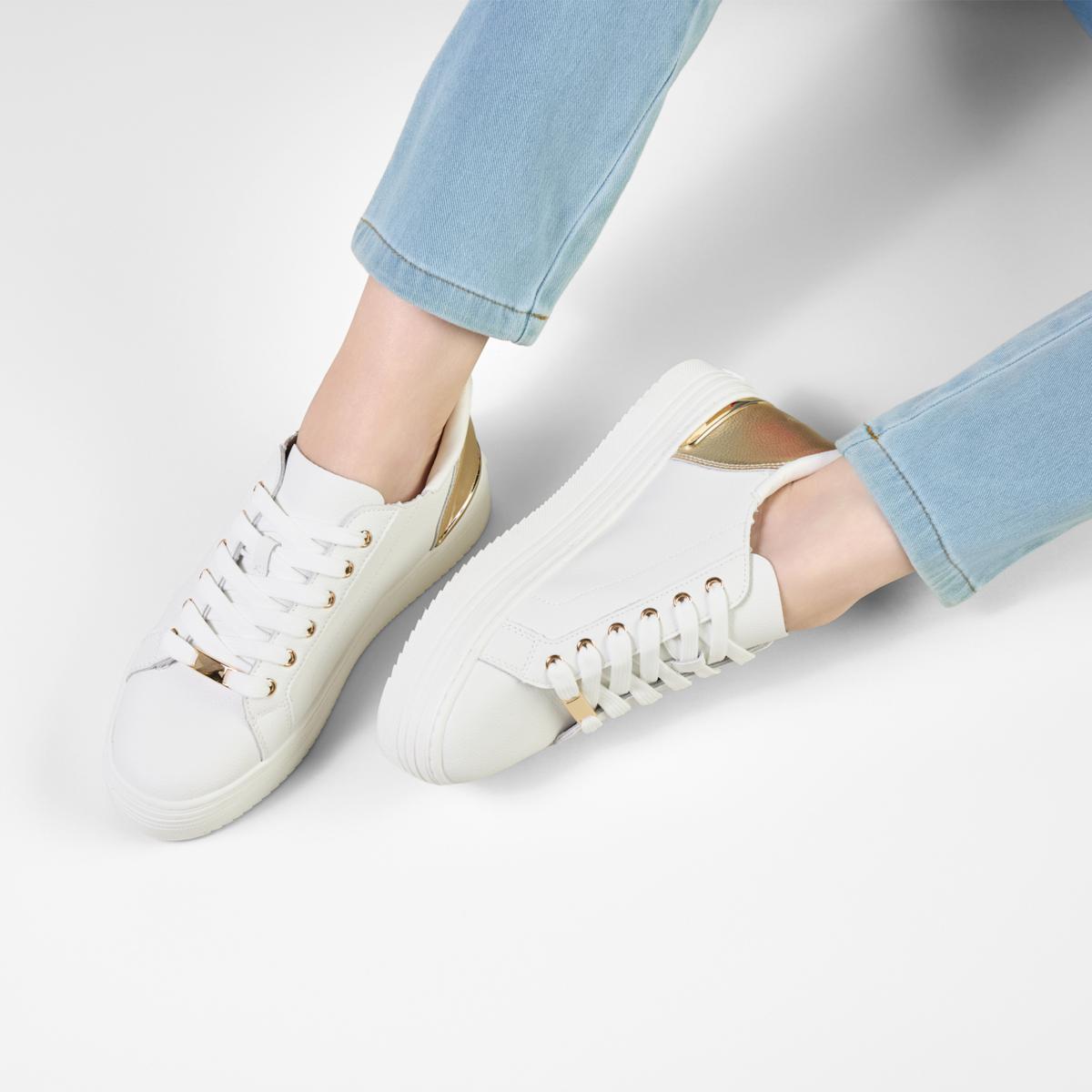 Joy Performance Easy-On Easy-Off Leather Platform Comfort Sneakers