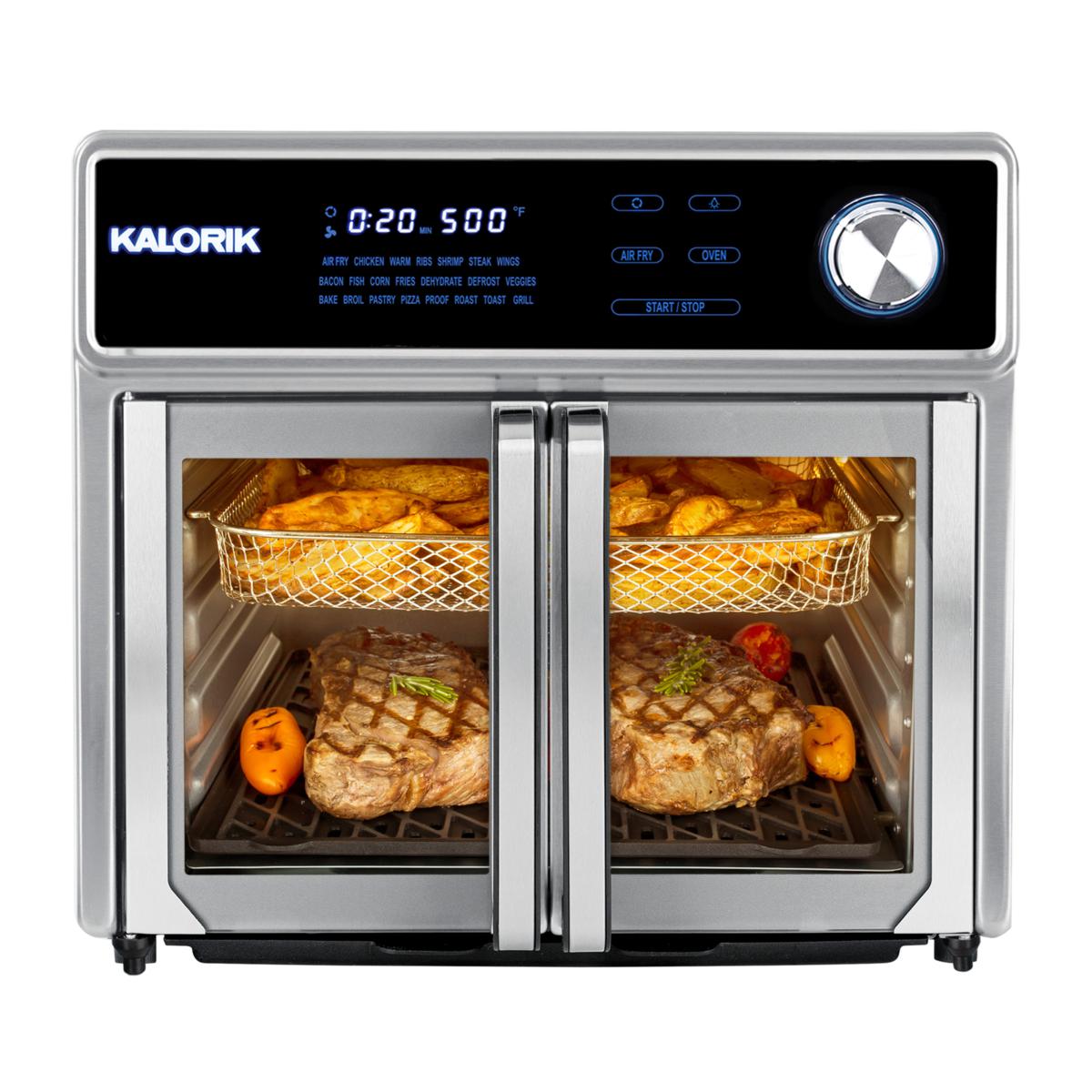 kalorik 26 quart digital maxx air fryer oven grill