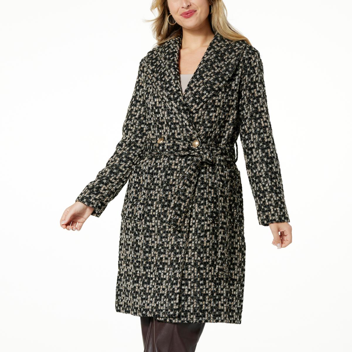 kathy ireland® Fashion 360 Shawl Collar Robe Coat