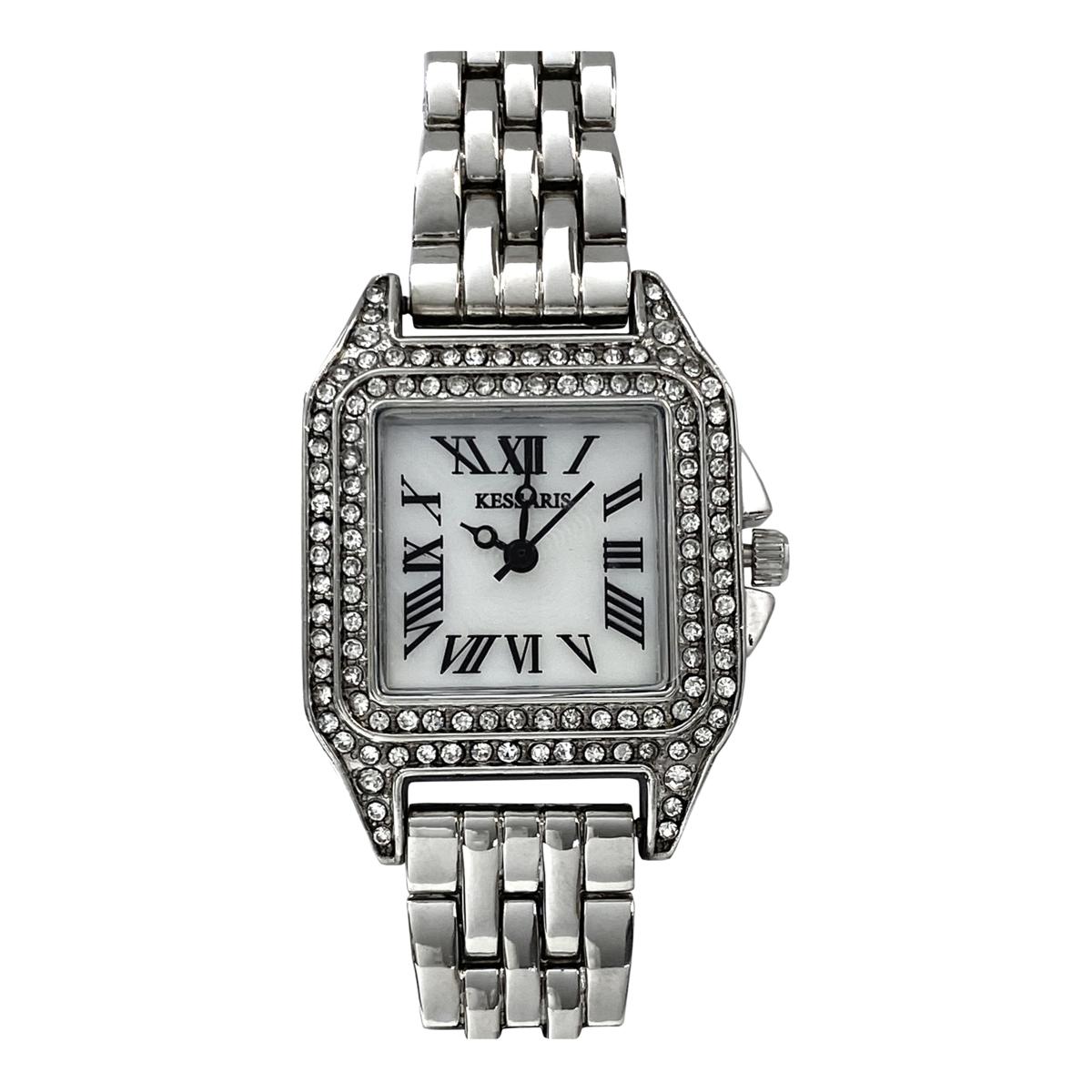 Kessaris Gold and Silver Ladies Watch Working Kessaris 3-Piece Goldtone Metal Watch Set | HSN main image 2