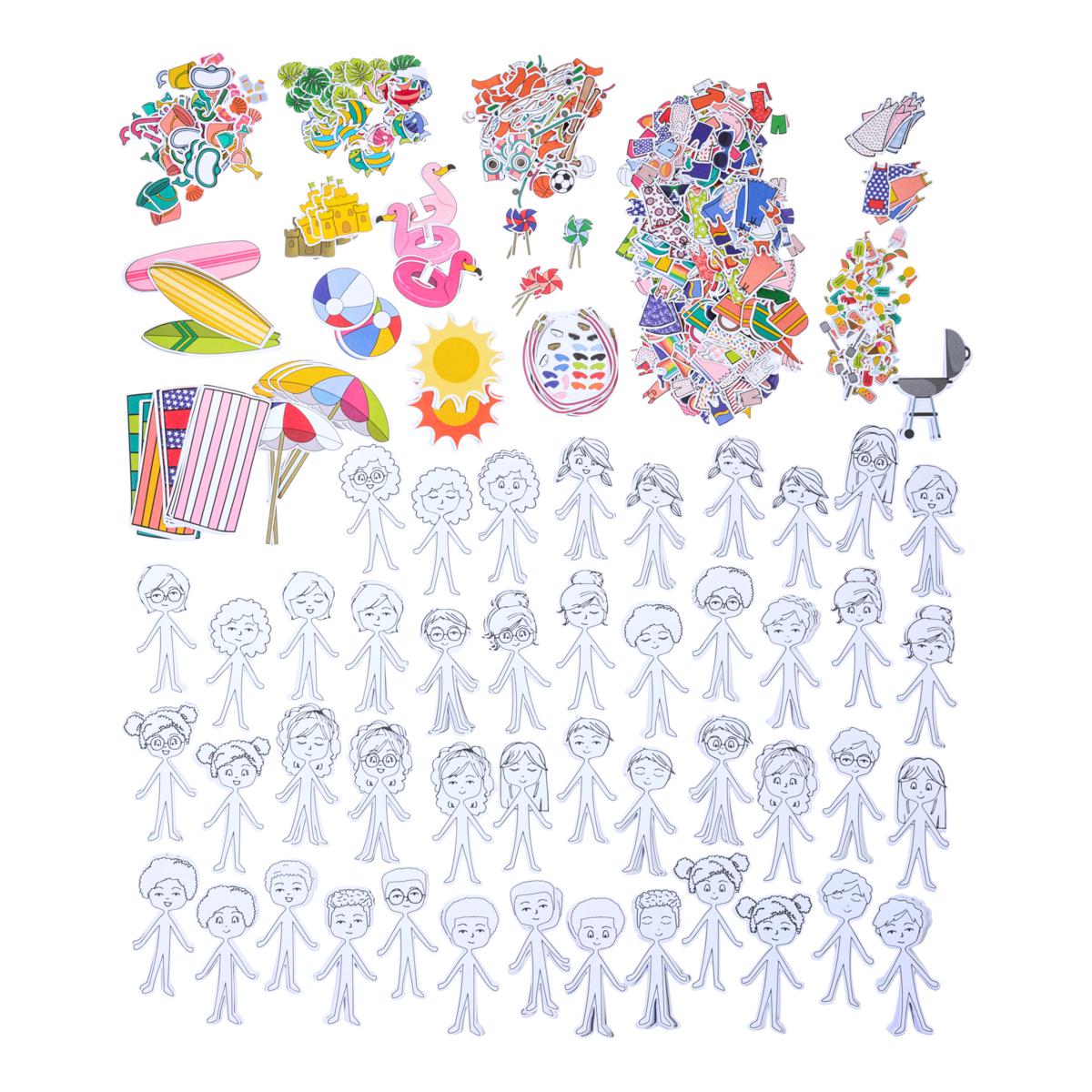 Kingston Crafts Summer Collection Paper Doll Kit 22923662 HSN