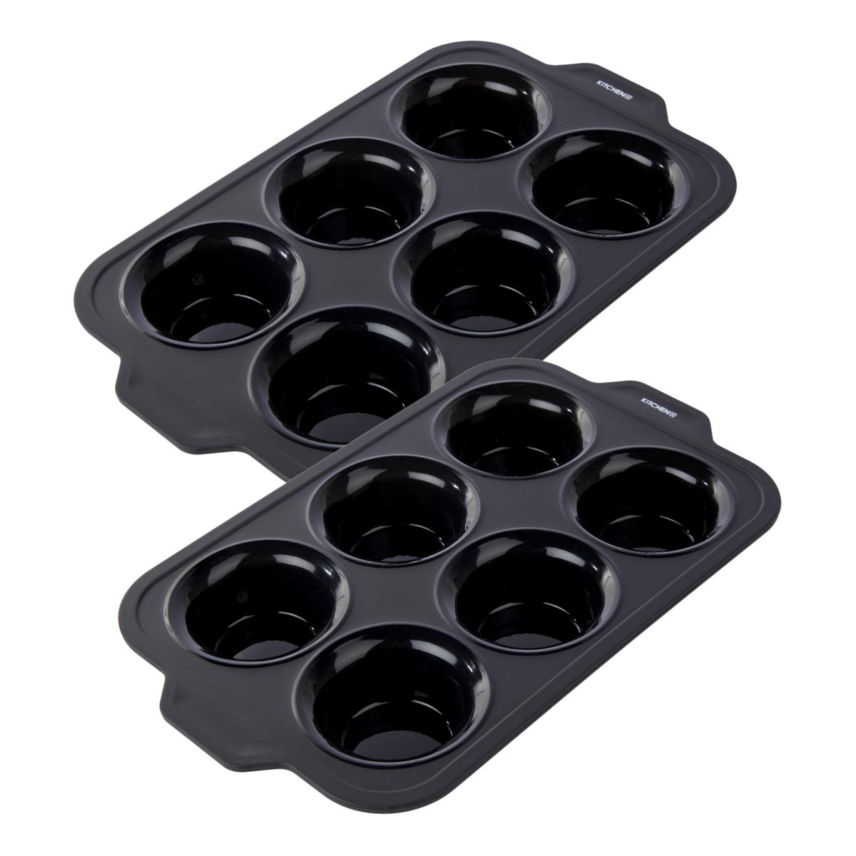 6 Pcs Silicone Muffin Moulds / Cup Cake Mould - Single Pack