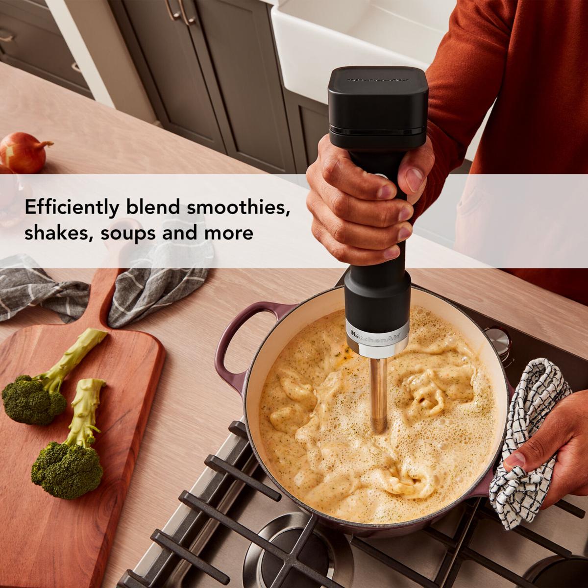 KitchenAid Go Cordless Hand Blender with Battery 23486906 HSN