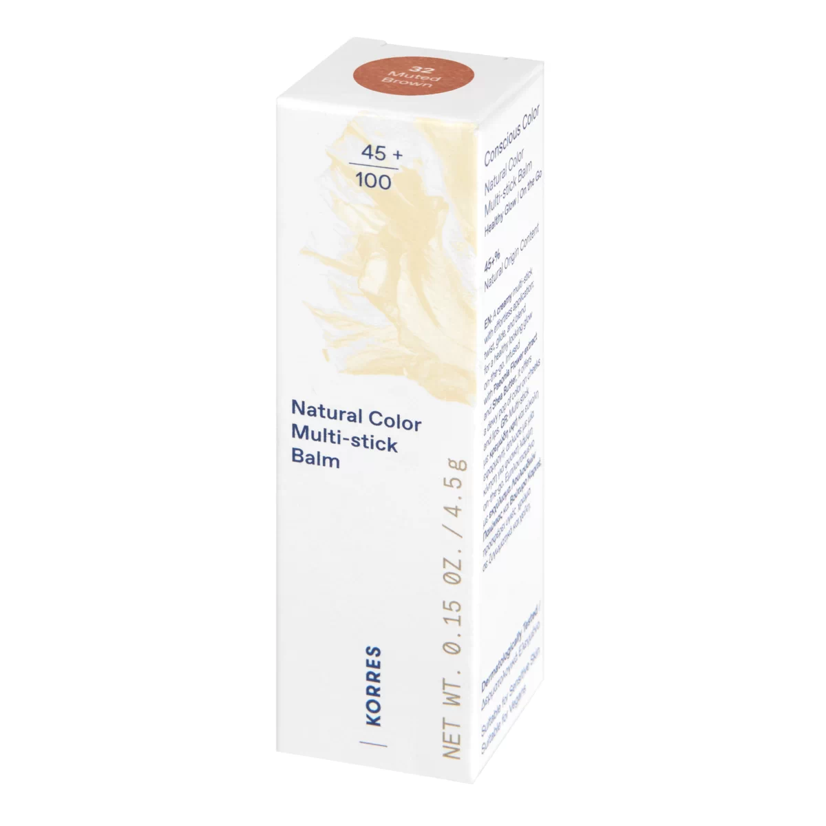 Korres Natural Color Muted Brown Multi-Stick Cheek & Lip Balm - 23556592 | HSN