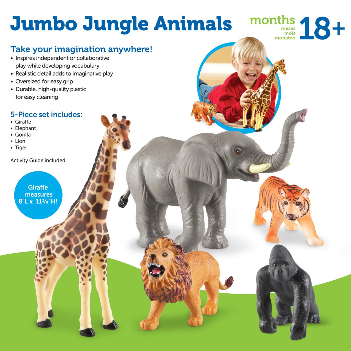 Learning Resources Jumbo Jungle Animals - 20480437 | HSN