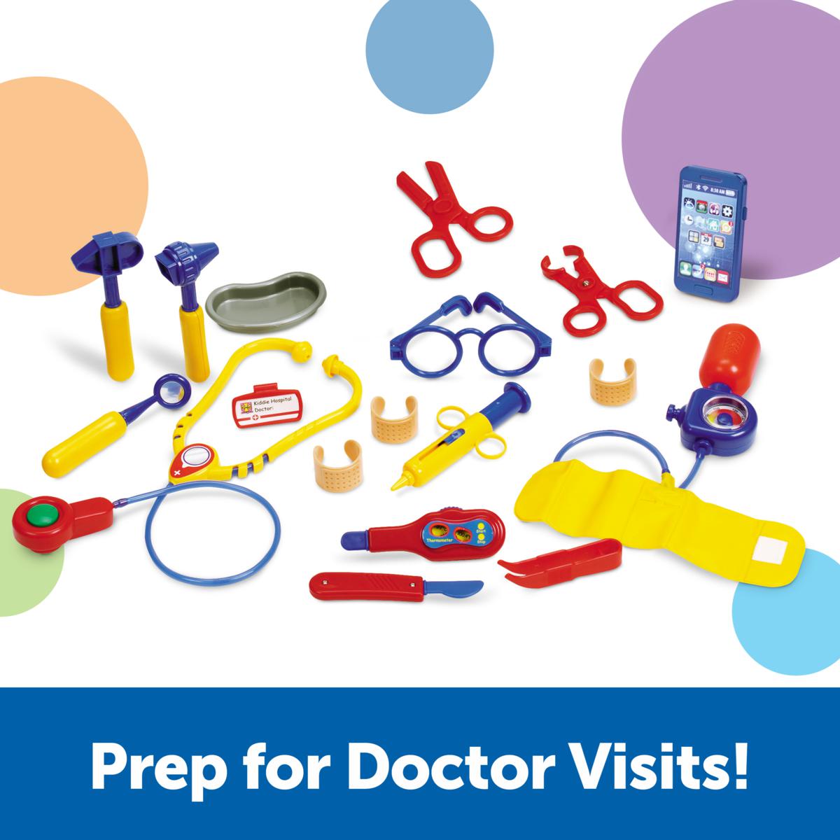 Kit Du Docteur Pour Enfants Learning Resources - Comprend Blouse, Stéthoscope Et Badge - Jeu D'imitation 3-6 Ans