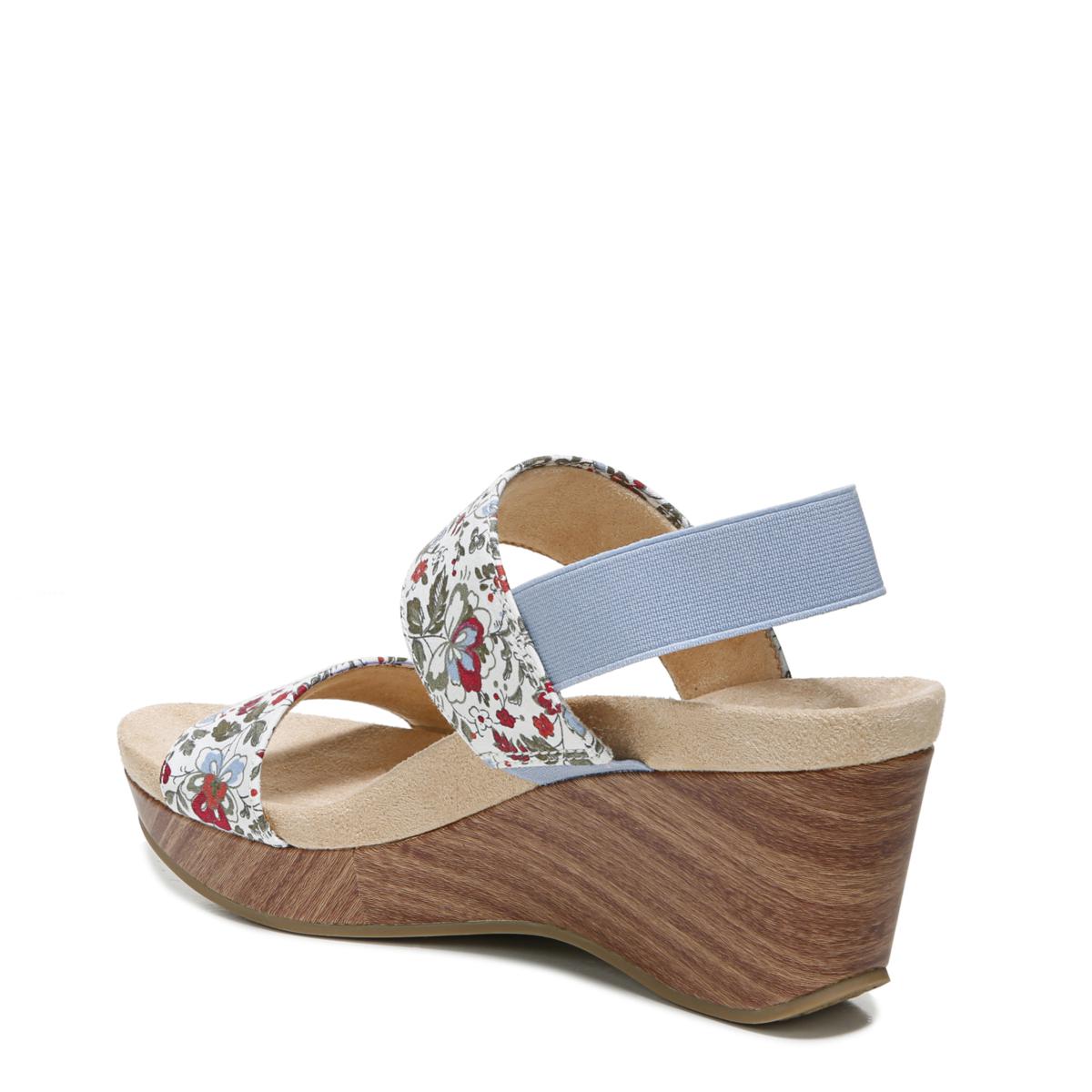 LifeStride Delta Slingback Wedge Sandal - 9595938 | HSN