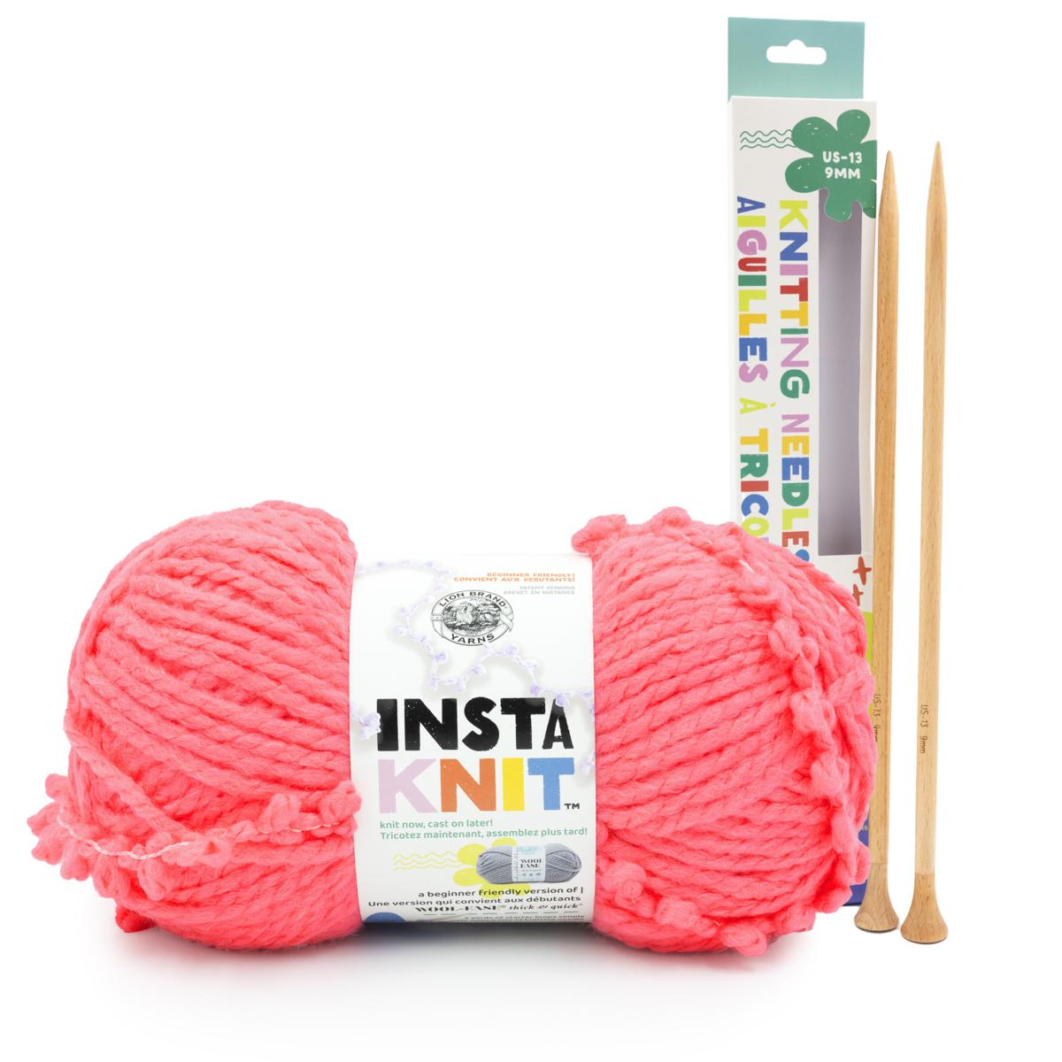 Lion Brand Yarn InstaKnit Hot to Trot Bundle - 23493710 | HSN