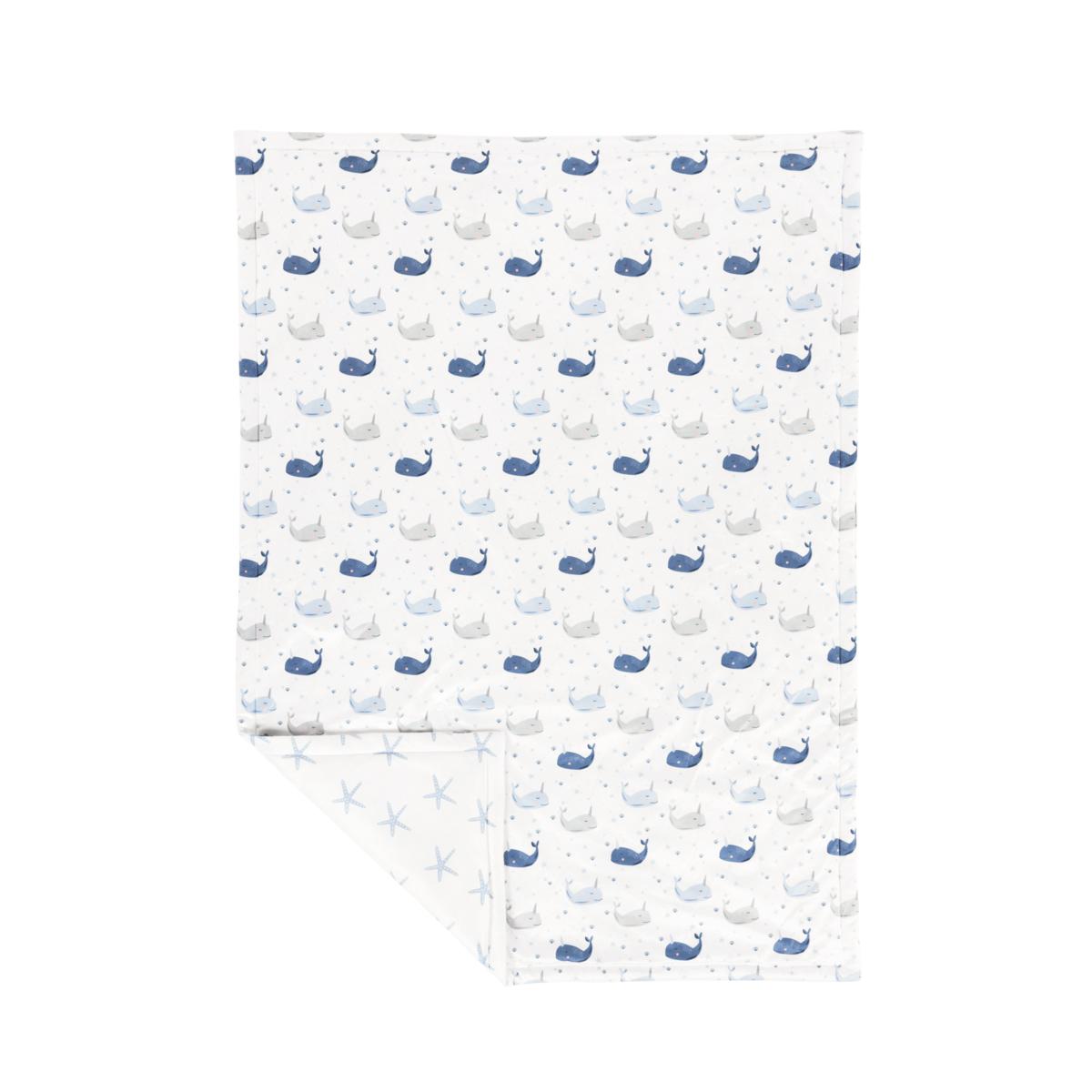 Lush Décor Reversible Soft & Plush Oversized Blanket- Narwhal Starfish ...