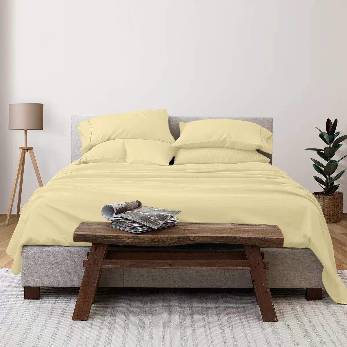Luxury Home Ultra Soft 6-Piece Microfiber Sheet Set - Cal King - 20787902 | HSN