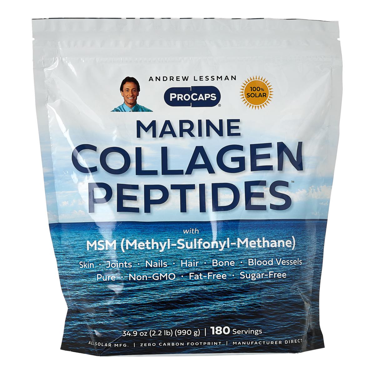Marine Collagen Peptides with MSM - 180 Servings
