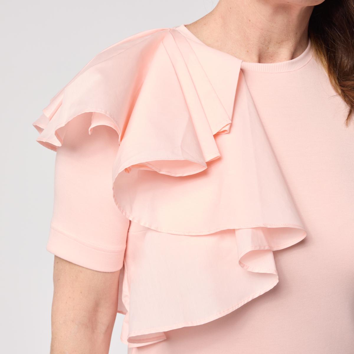 open lace back dress Collins Pearl Detail Occasion Dress Pwr Pink – Canella Lane main image 0