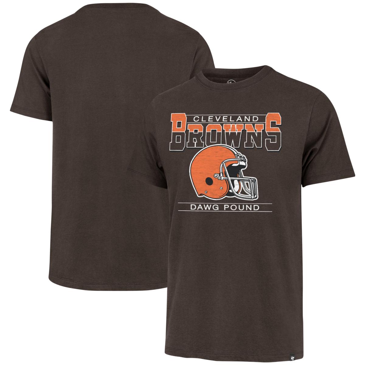 Men's '47 Brown Cleveland Browns Gridiron Classics Time Lock Franklin T
