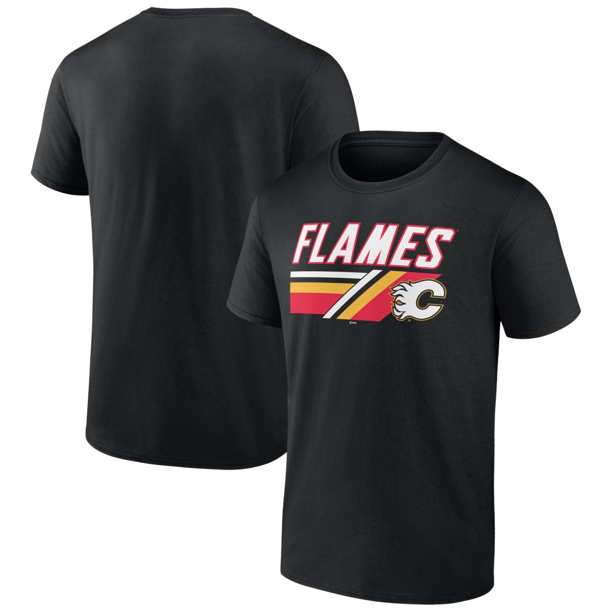 Black calgary hot sale flames jersey